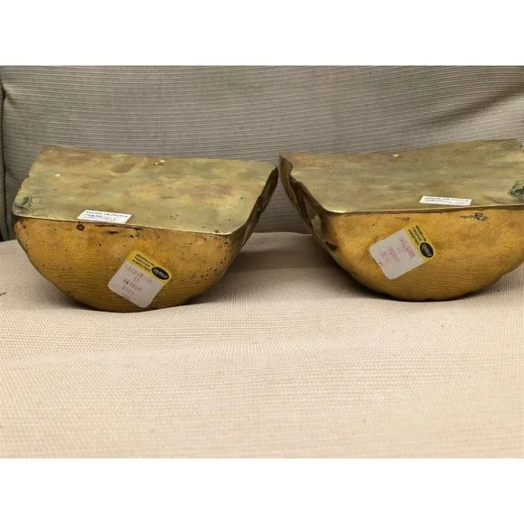 Vintage Wall Pocket Pair Raymor Bucket Shape Tradition by Raymor India Metalware - Picture 8 of 10